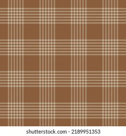Comprobar el patrón de plaid de color marrón vector.Tartán gráfico para el fondo de manteles de tela , Corto falda rayada . Diseño textil de moda moderno. Decoración de tejidos.