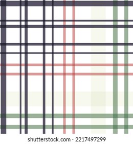 check plaid pattern fabric design background is made with alternating bands of coloured (pre-dyed) threads woven as both warp and weft at right angles to each other.