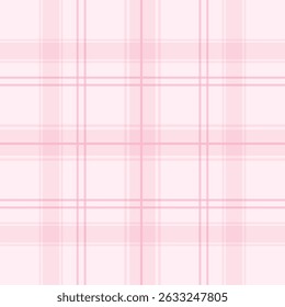 Check plaid pattern in pink and beige. Seamless light pastel houndstooth tartan for dress, jacket, coat, scarf, other modern spring summer autumn winter fashion fabric design.	