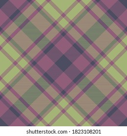 Check plaid pattern seamless. Tartan fabric texture. Stripe square background. Vector textile design.