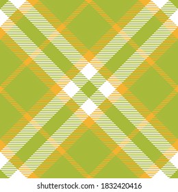 Check plaid pattern seamless. Tartan fabric texture. Stripe square background. Vector textile design.