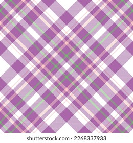Check plaid pattern seamless. Tartan fabric texture. Stripe square background. Vector textile design.
