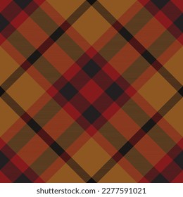 Check plaid pattern seamless. Tartan fabric texture. Stripe square background. Vector textile design.