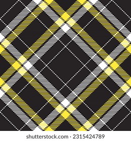 Check plaid pattern seamless. Tartan fabric texture. Stripe square background. Vector textile design.