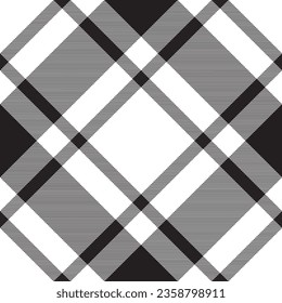 Check plaid pattern seamless. Tartan fabric texture. Stripe square background. Vector textile design.