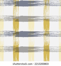 Check plaid pattern seamless vector background. Two Color Gingham Design