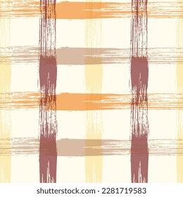Check plaid pattern seamless vector background. Two Color Gingham Design