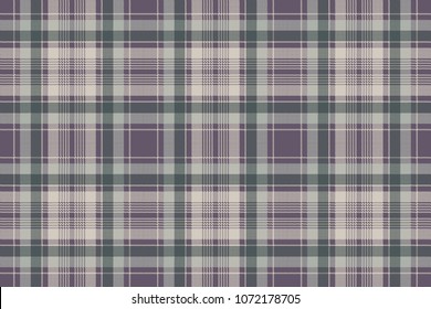 Check plaid pixel fabric texture seamless pattern. Vector illustration.