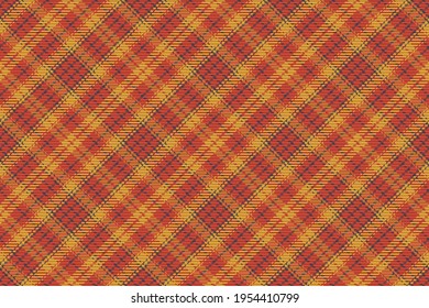 Check plaid seamless fabric texture. Diagonal print textile