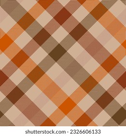 Check plaid seamless gingham pattern. Modern colored background herringbone texture. Scottish cage. Of printing on fabric, shirt, textile, wallpaper, curtain and tablecloth. Vector.