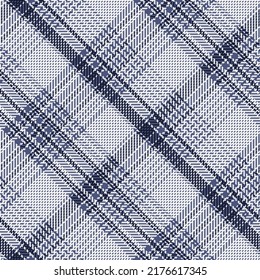 Check plaid seamless pattern background. Fashion Tartan texture. Colored pixel wallpaper checkered. Printing on fabric, shirt, textile, curtain and tablecloth. Vector graphic.