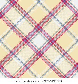 Überprüfe nahtloses Muster. Farbhintergrund schwarzer Käfig Herringbone Textur Tartan. Karierte Tapete. Druck auf Stoff, Hemd, Textilien, Vorhang und Tischdecken. Vektorgrafik