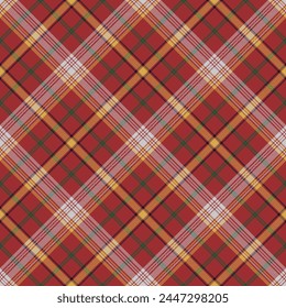 Check plaid seamless pattern. Color background scottish cage herringbone texture tartan. Checkered wallpaper. Printing on fabric, shirt, textile, curtain and tablecloth. Vector