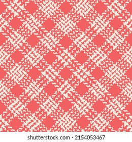 Check plaid seamless pattern. Colored  background scottish cage herringbone textured. Checkered tartan wallpaper. Printing on fabric, shirt, textile, curtain and tablecloth. Vector