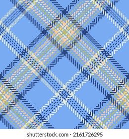 Check plaid seamless pattern. Colored  background scottish cage herringbone texture. Checkered tartan wallpaper. Printing on fabric, shirt, textile, curtain and tablecloth. Vector