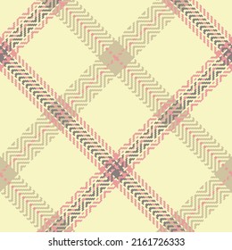 Check plaid seamless pattern. Colored  background scottish cage herringbone texture. Checkered tartan wallpaper. Printing on fabric, shirt, textile, curtain and tablecloth. Vector