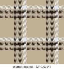 Check plaid seamless pattern. Colored background scottish cage herringbone texture. Tartan wallpaper. Printing on fabric, shirt, textile, curtain and tablecloth. Vector