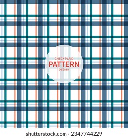 check plaid seamless pattern design - suitable for backgrounds, wallpapers, prints, textiles, covers..etc - square editable eps file  