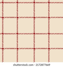 Check plaid seamless pattern, retro checkered design