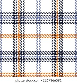 Überprüfe nahtloses Muster. Tartan-Hintergrundstruktur. Farbige Tapete schachbreit. Druck auf Stoff, Hemd, Textilien, Vorhang, Tischdecken. Vektorgrafik.