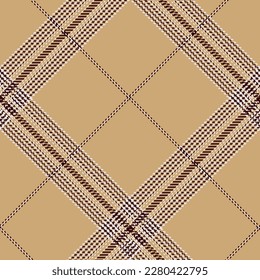 Compruebe el patrón transparente. Textura de fondo de Tartán. Papel pintado de color a cuadros. Impresión en tela, camisa, textil, cortina, mantel. Vector.