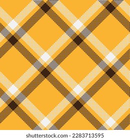 Compruebe el patrón transparente. Textura de fondo de Tartán. Papel pintado de color a cuadros. Impresión en tela, camisa, textil, cortina, mantel. Vector.