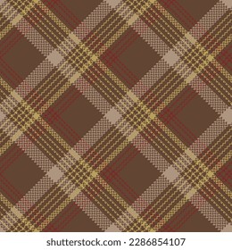 Check plaid seamless pattern. Tartan background texture. Colored wallpaper checkered. Printing on fabric, shirt, textile, curtain, tablecloth. Vector.