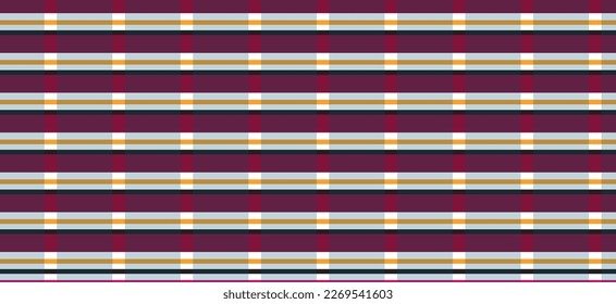 Check Plaid Seamless Pattern. Template for Clothing Fabrics