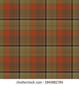 Check plaid seamless pattern. Vector background of textile ornament. Flat fabric design. Tartan.