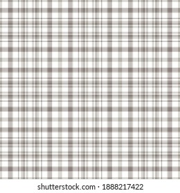 Check plaid seamless pattern. Vector background of textile ornament. Flat fabric design. Tartan.