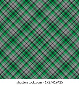 Check plaid seamless pattern. Vector background of textile ornament. Flat fabric design. Tartan.