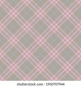Check plaid seamless pattern. Vector background of textile ornament. Flat fabric design. Tartan.