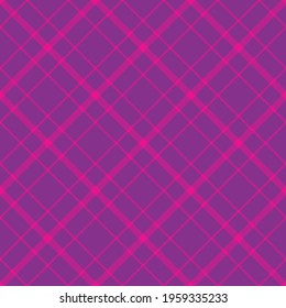 Check plaid seamless pattern. Vector background of textile ornament. Flat fabric design. Tartan.