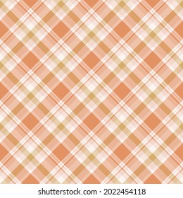 Check plaid seamless pattern. Vector background of textile ornament. Flat fabric design. Tartan.