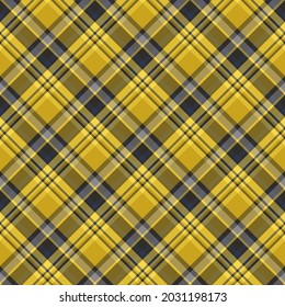 Check plaid seamless pattern. Vector background of textile ornament. Flat fabric design. Tartan.