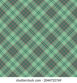 Check plaid seamless pattern. Vector background of textile ornament. Flat fabric design. Tartan.