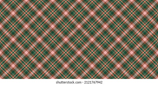 Check plaid seamless pattern. Vector background of textile ornament. Flat fabric design. Tartan.
