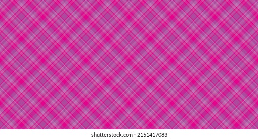 Compruebe el patrón transparente. Fondo vectorial del adorno textil. Diseño de tela plana. Tartán.