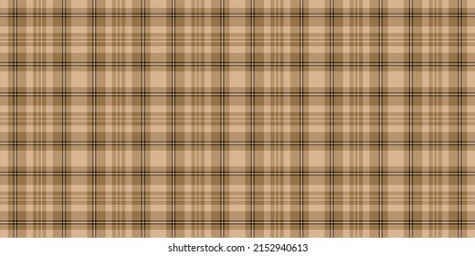 Check plaid seamless pattern. Vector background of textile ornament. Flat fabric design. Tartan.