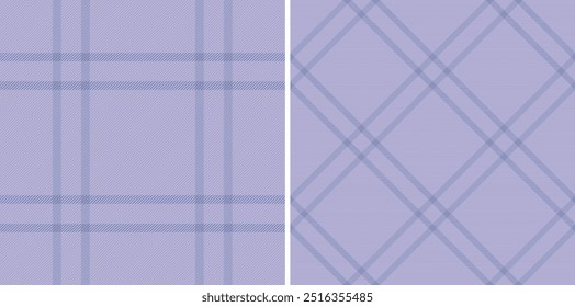 Verifique o tartan xadrez do tecido de fundo da textura com um vetor têxtil padrão sem emenda. Definido em cores de gradiente. Ideias de artesanato de fita.