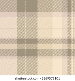 Check plaid vector of textile pattern texture with a fabric seamless background tartan in light and pastel colors.