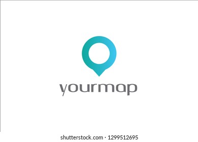 Check point creative symbol concept. Global Positioning System icon template. Navigation mark.
