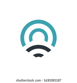 Check point creative symbol concept. Global Positioning System icon template. Navigation mark. Spot sign vector illustration.