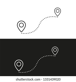 Check Point icon. Vector illustration