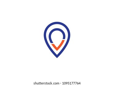 check point Logo template vector icon illustration design