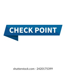 Texto De Punto De Comprobación En Forma De Rectángulo De Cinta Azul Para Anuncio De Marcador De Información De Signos Marketing Comercial Medios Sociales
