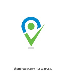 Check Pointer Vector , Technology Logo