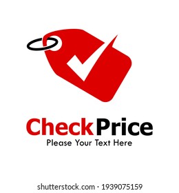 Check Price Logo Template Illustration