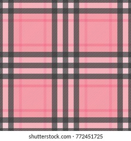 Check Romantic Fashion Seamless Pattern