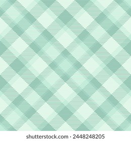 Check seamless fabric of tartan pattern plaid with a background texture vector textile in light and white colors.